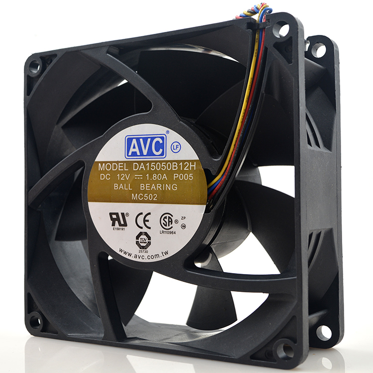 Original AVC DA15050B12H Cooling Fan 12V 1.8A 21.6W 4wires DA15050B12H Fans